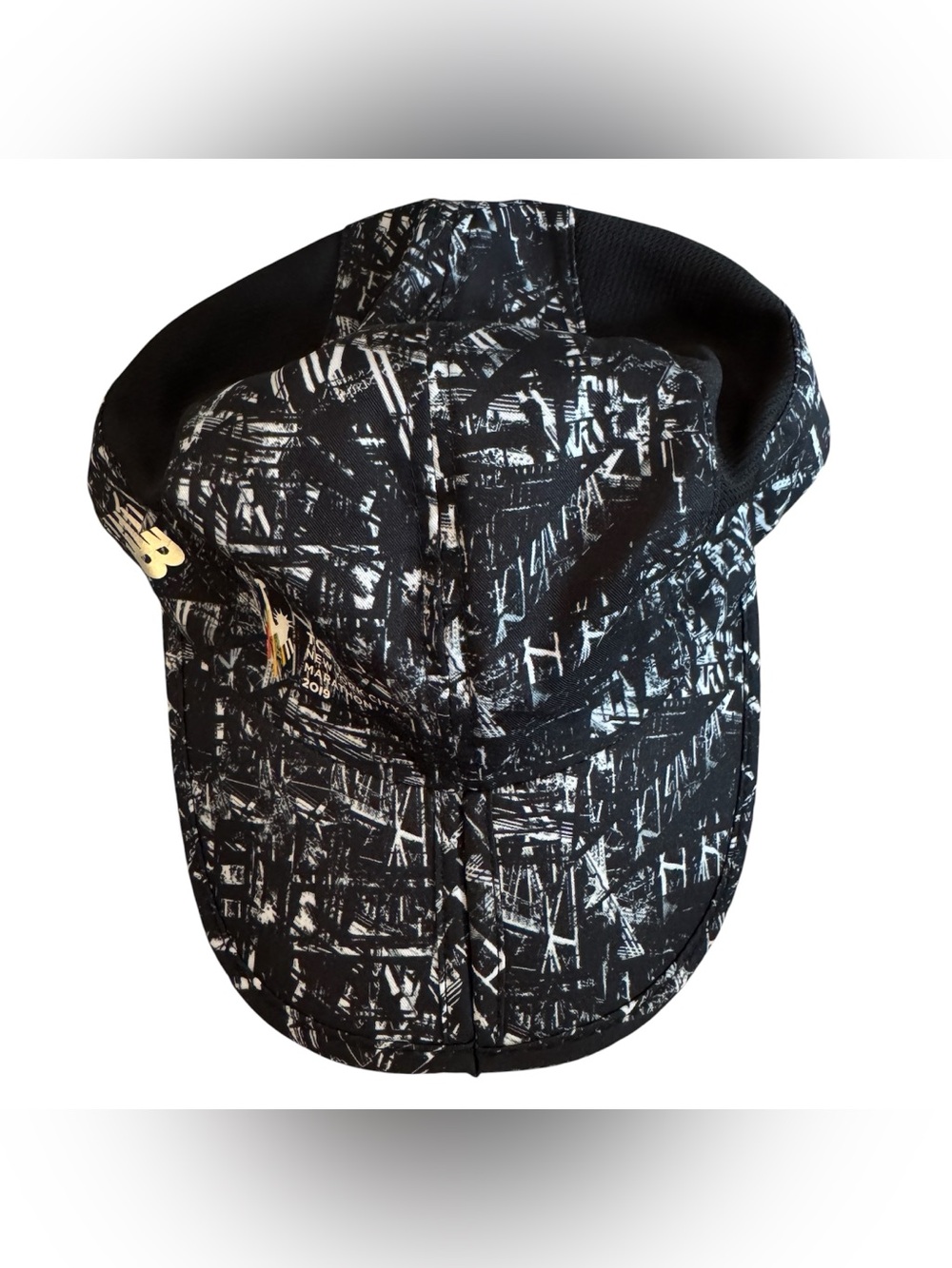 New Balance Black & White TCS NYC Marathon 2019 Adjustable Baseball Cap Hat